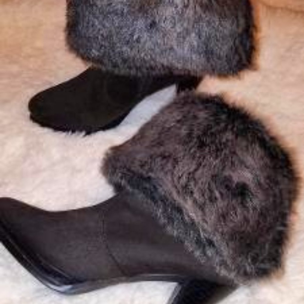 Velvet Heart Fur Boots